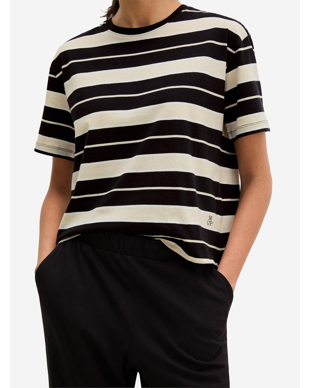 Marc O' Polo Marc O'Polo Vrouwen Pyjama Mix N Match in het Black