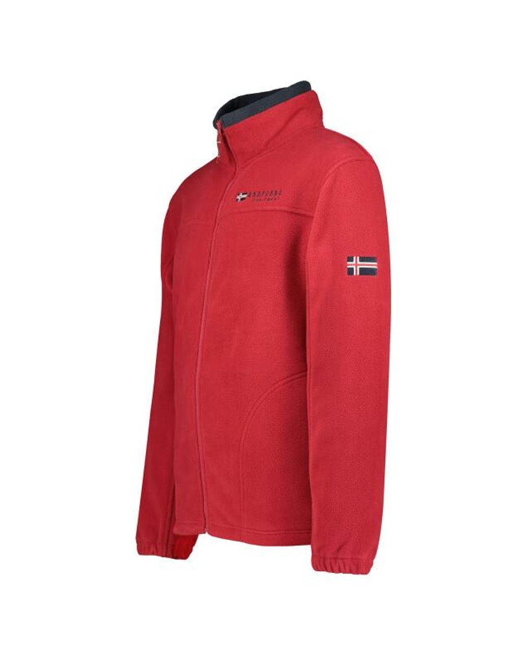 GEOGRAPHICAL NORWAY Anapurna Fleece Vest Uranium in het Red voor heren