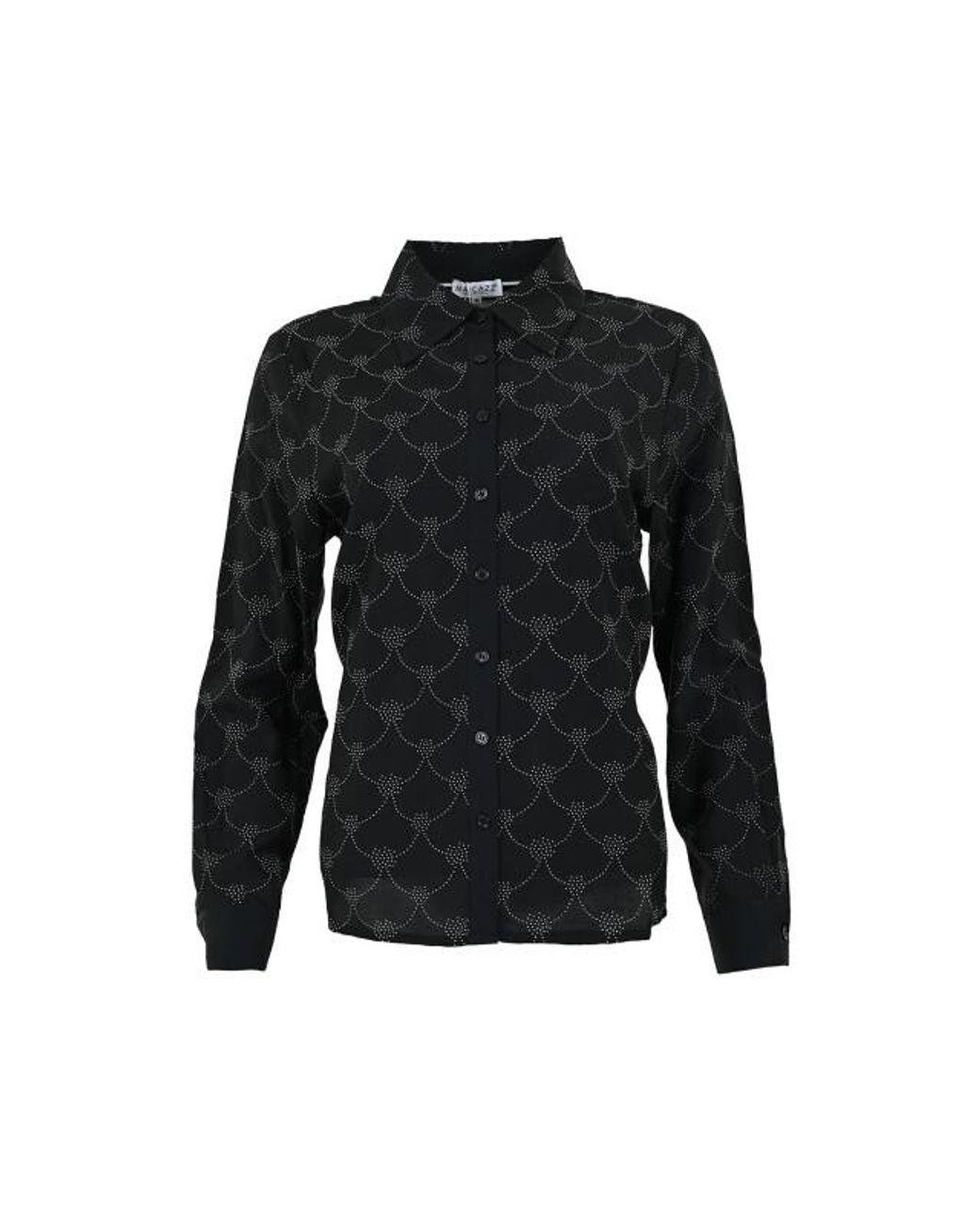 Maicazz Parvin Blouse Fa25.20.314 Shine in het Black