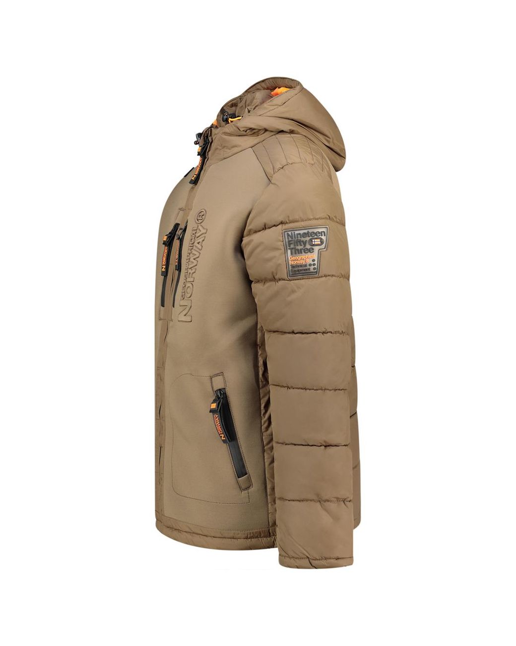 GEOGRAPHICAL NORWAY Jas Winter Beachwood in het Natural voor heren