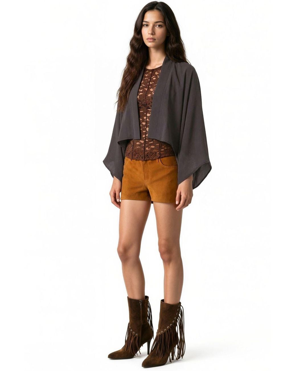 Busem Brown Kimono