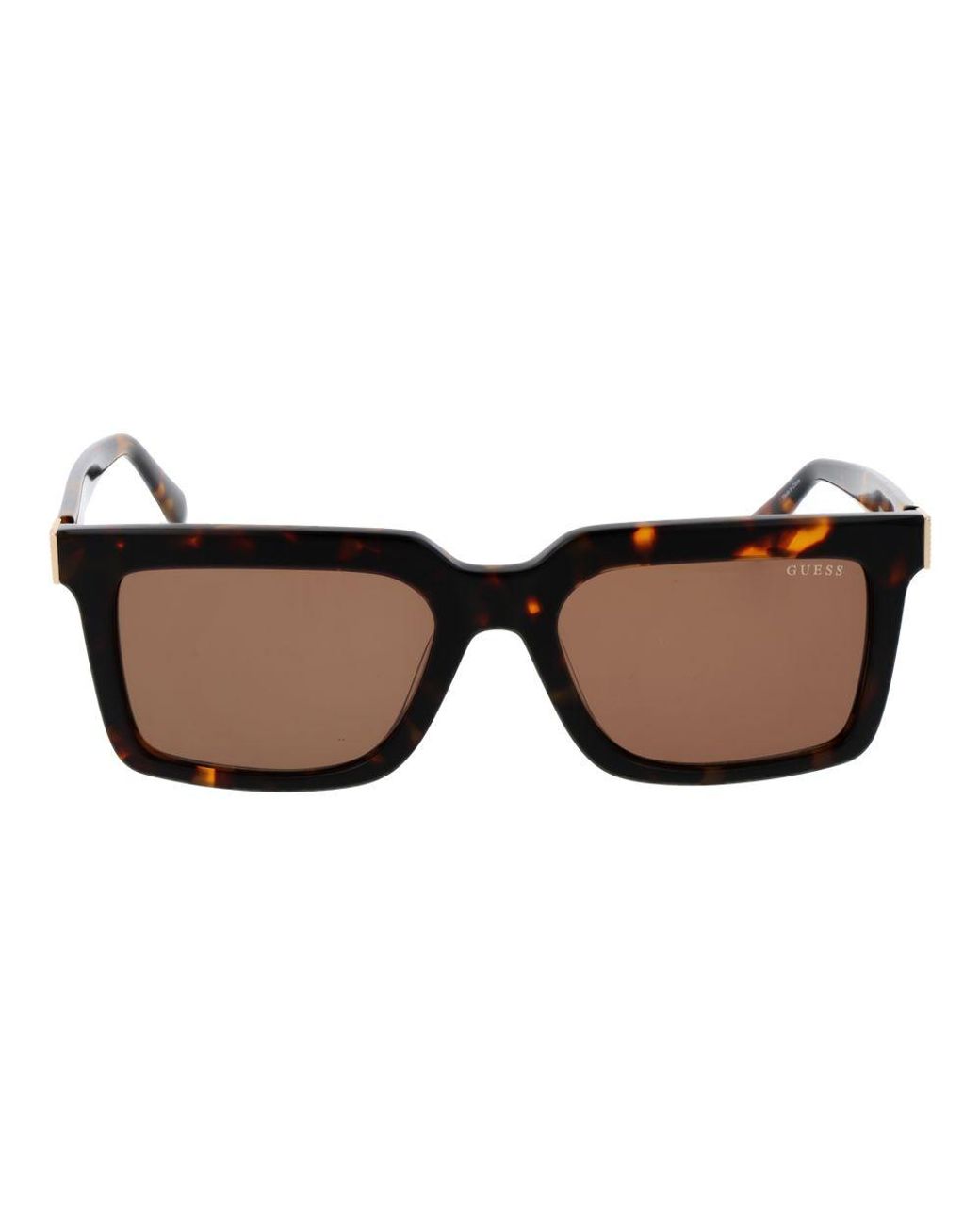 Guess Brown Acetate Sunglasses for men