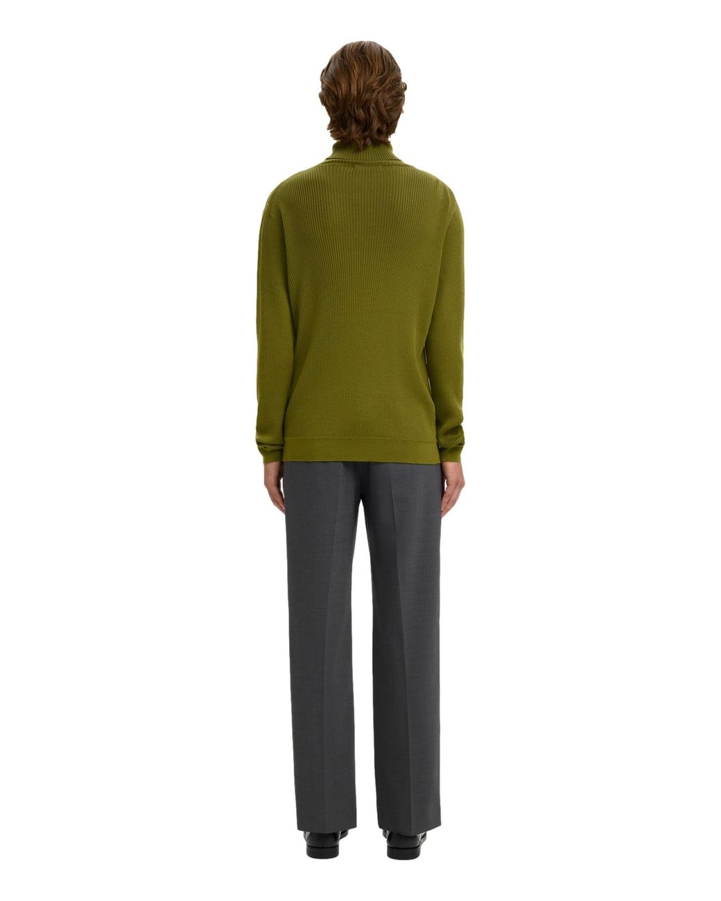 SELECTED Geselecteerde Herenpullover in het Green voor heren