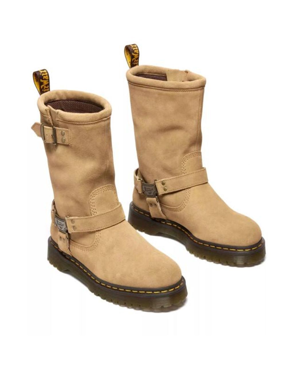 Dr. Martens Anistone Hi Biker Boot Biker Boots in het Brown