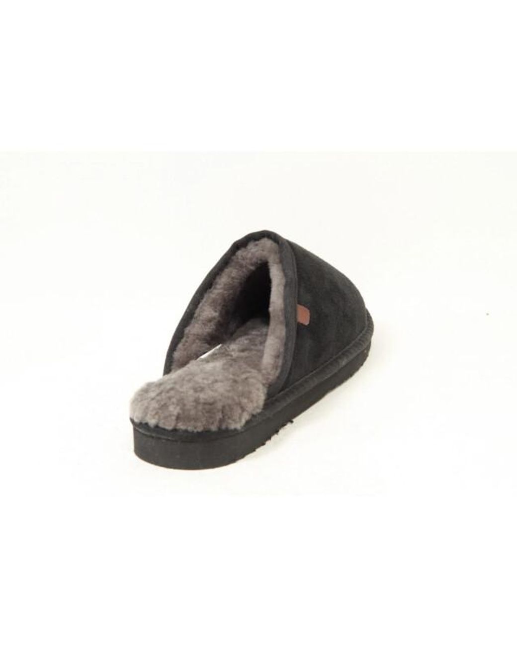 Warmbat Pantoffels in het Black voor heren