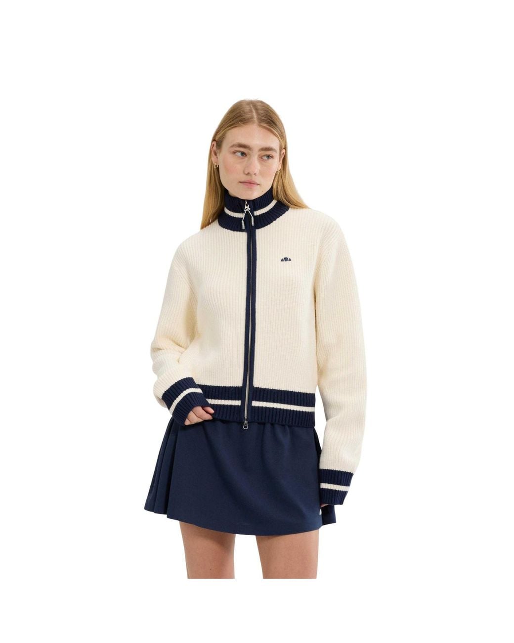 Ellesse Blue Ladies Le Massif Full Zip Jacket (Off)