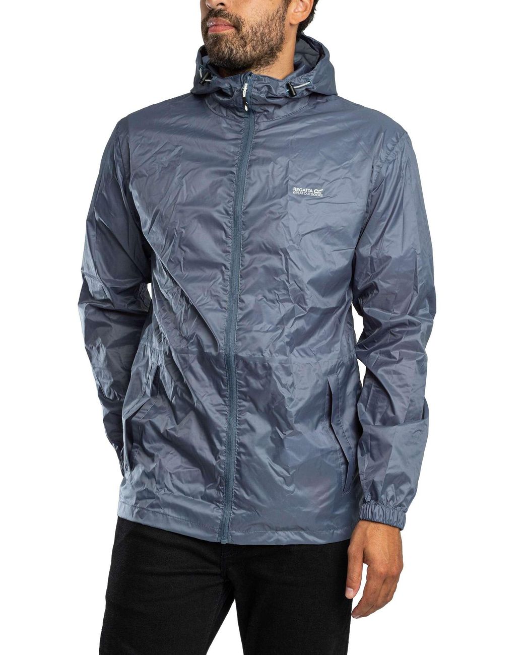 Regatta Pack It Waterdichte Jas in het Blue voor heren