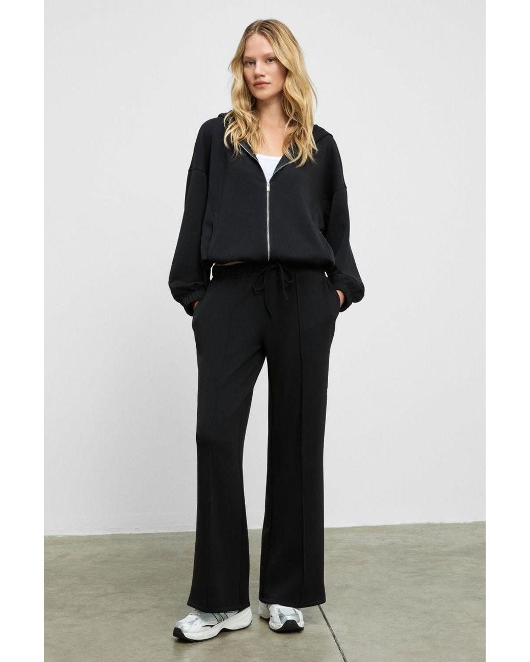 Grimelange Black Relaxed Fit Pull-On Sweatpants