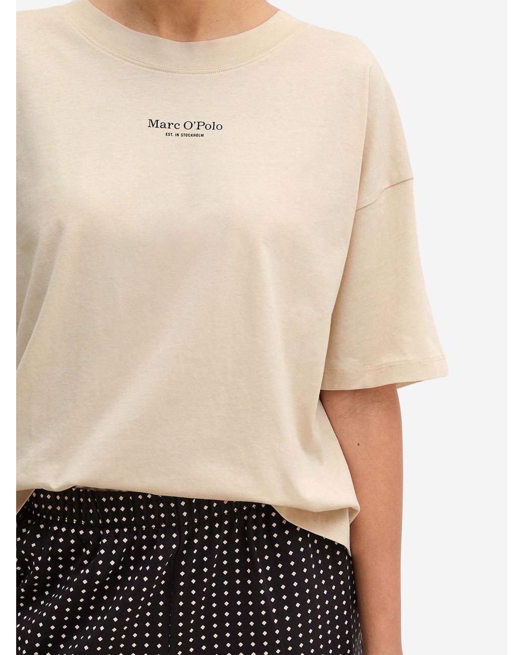 Marc O' Polo Marc O'Polo Vrouwen Pyjama Mix N Match in het Natural