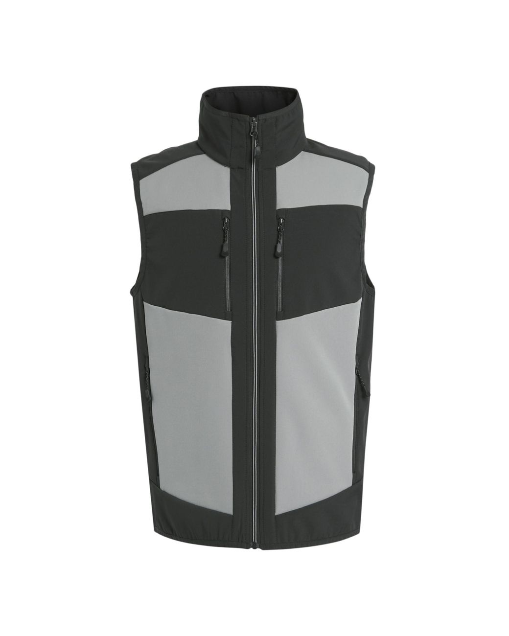 Regatta E-volve Colour Block Softshell Bodywarmer (mineraalgrijs/antraciet) in het Black voor heren