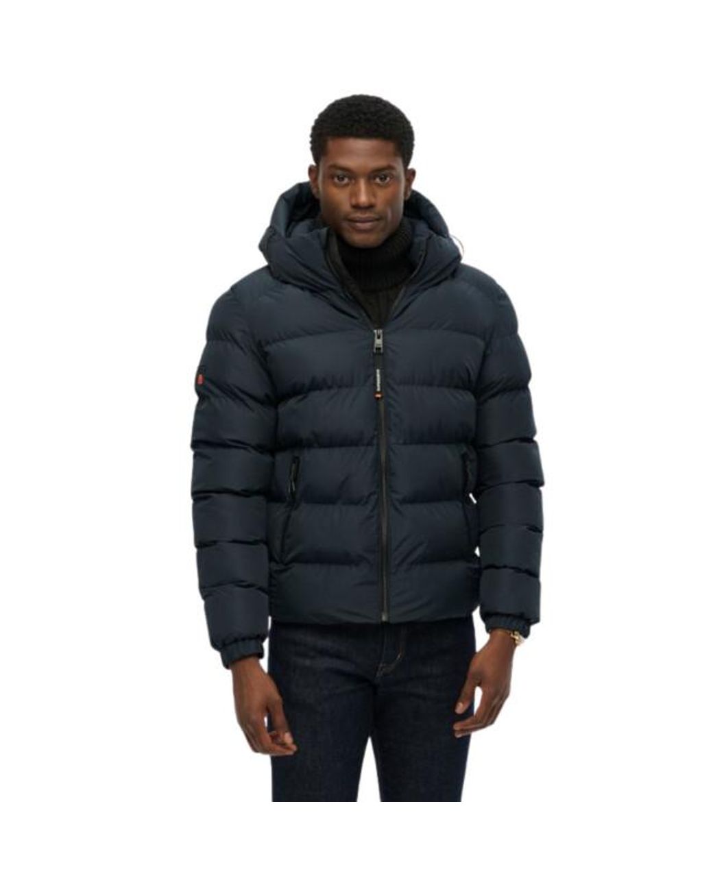 Superdry Casual Winterjas in het Blue voor heren