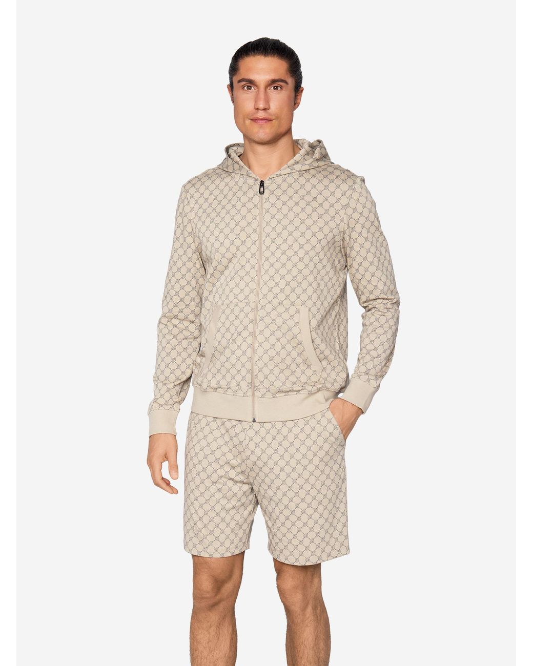 Joop! Mannen Pyjama Top Leisure in het White voor heren