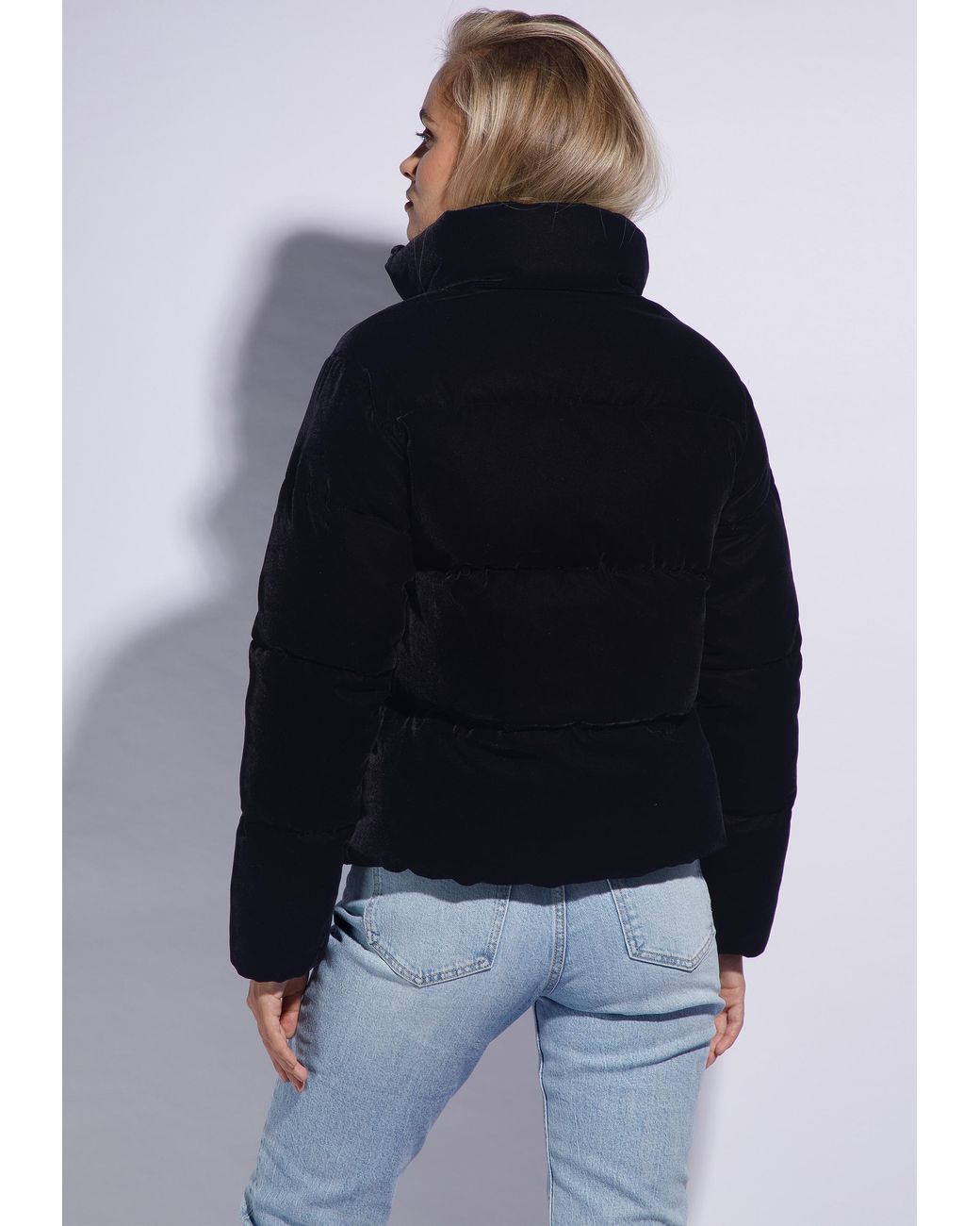 Wittchen Gewatteerde Veloursjas Donker Marineblauw Polyester in het Blue