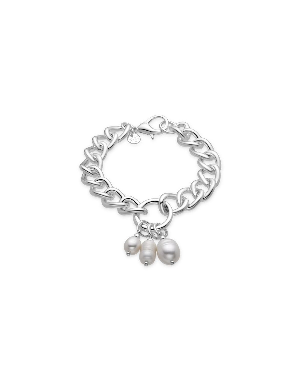 Luxenter Metallic Armband Rhodiniert