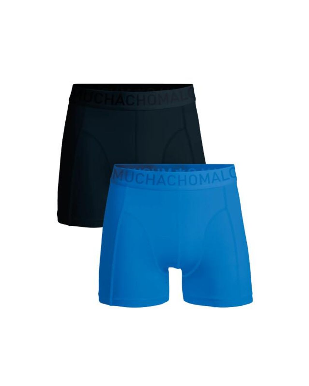 MUCHACHOMALO 2-Pack Boxershorts Microfiber in het Blue voor heren