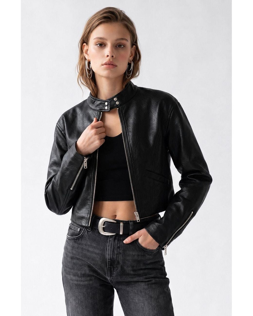 MixRay Katoenen Blazer in het Black