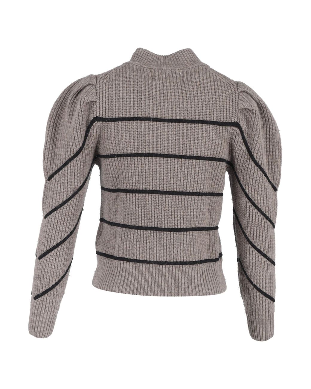 Ba&sh Ba & Sh Yonoh Gestreepte Trui in het Gray