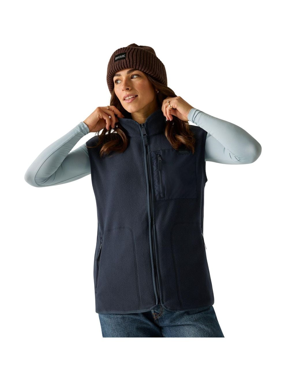 Regatta Blue Ladies Frankie Microfleece Body Warmer