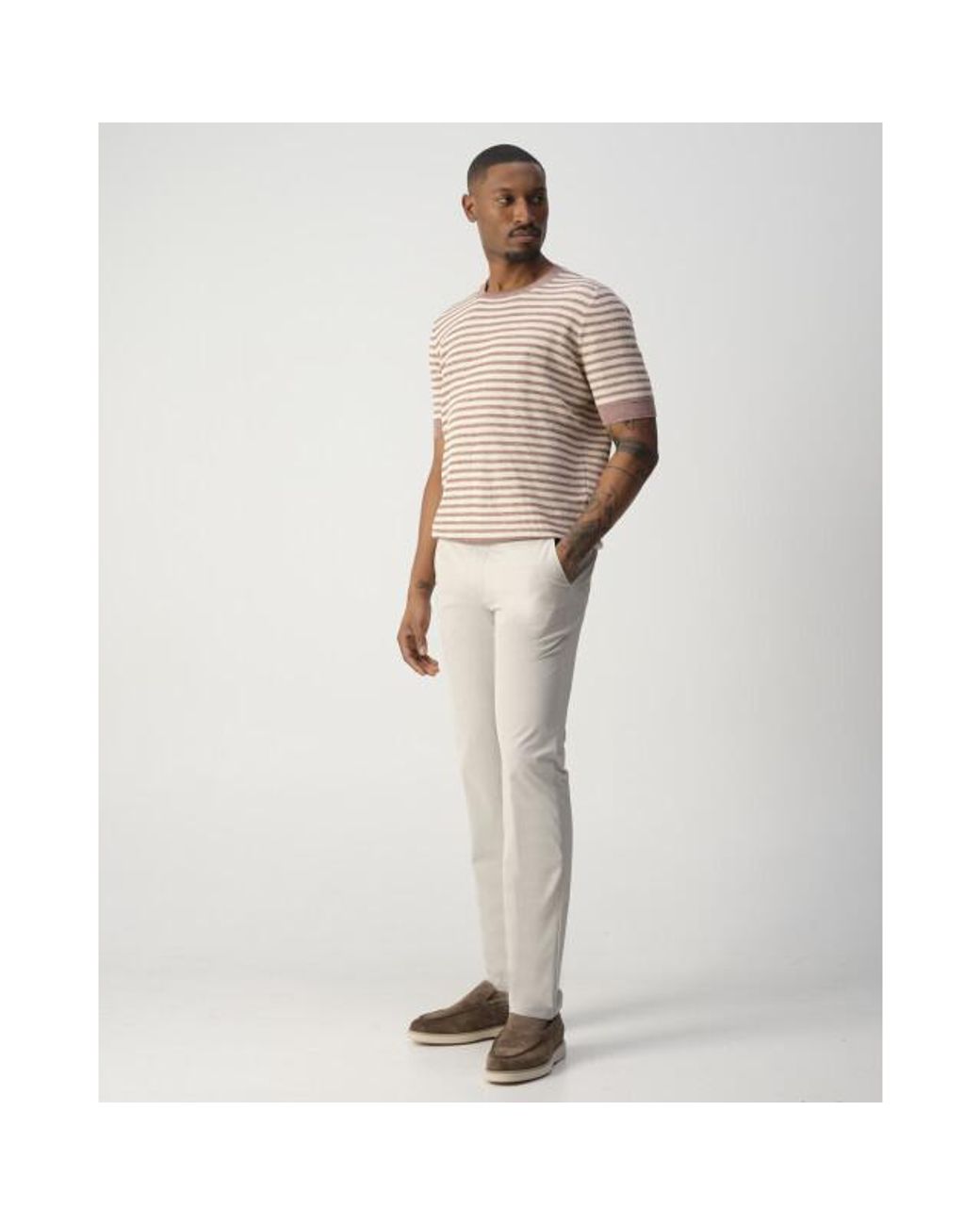 Meyer 5-Pocket in het Natural voor heren