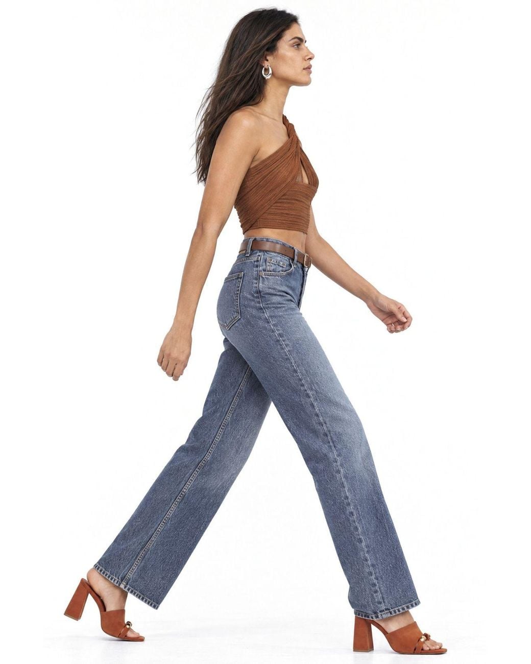 Squalo Blue Cotton Pants