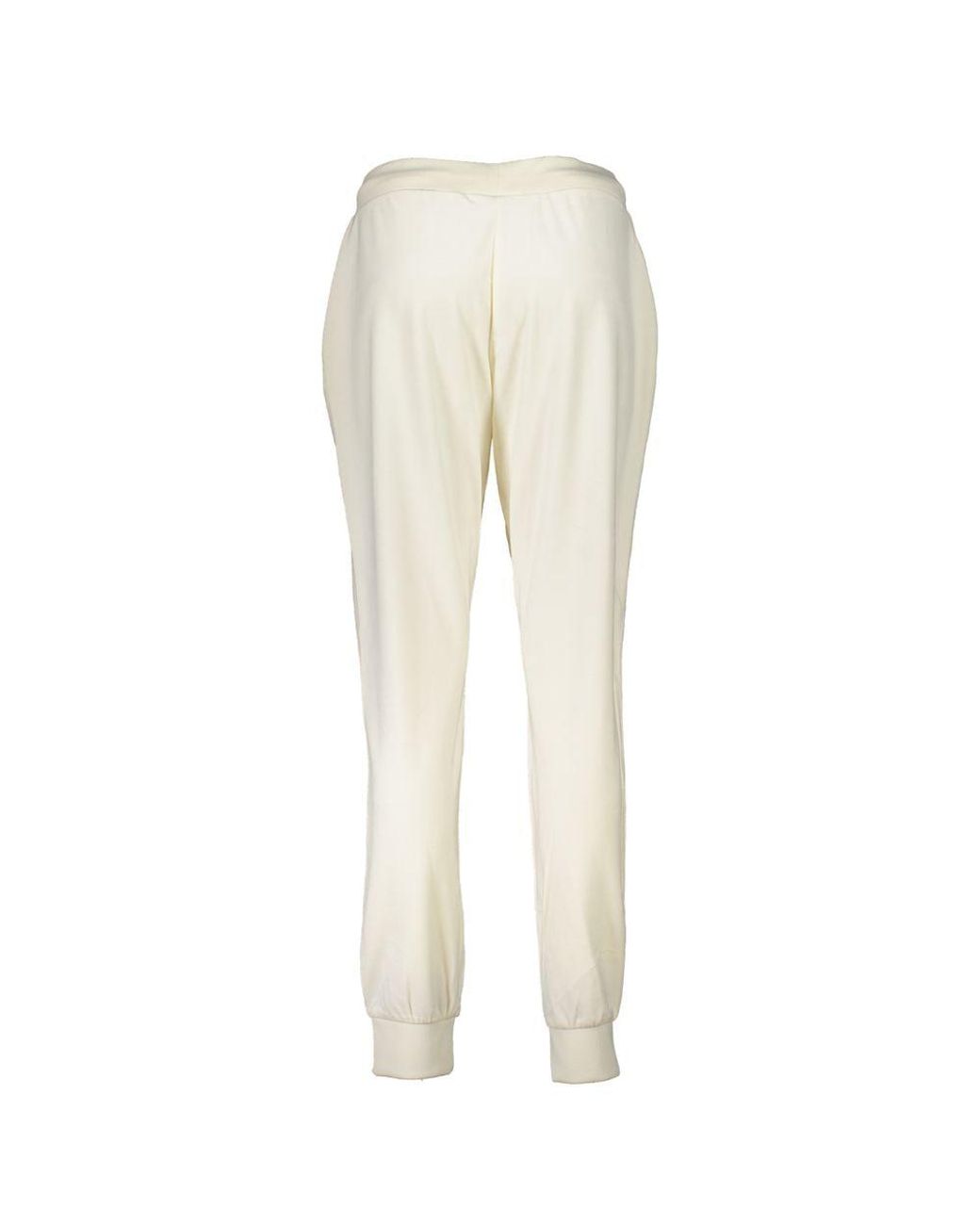 Guess Witte Polyester Vrouwen Trainingsbroek in het Natural
