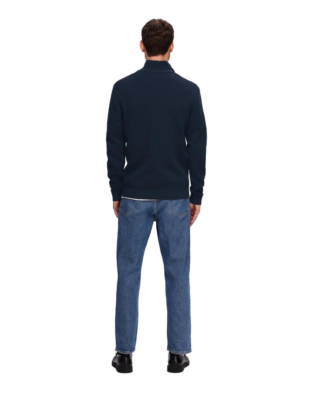 SELECTED Trui Van in het Blue voor heren