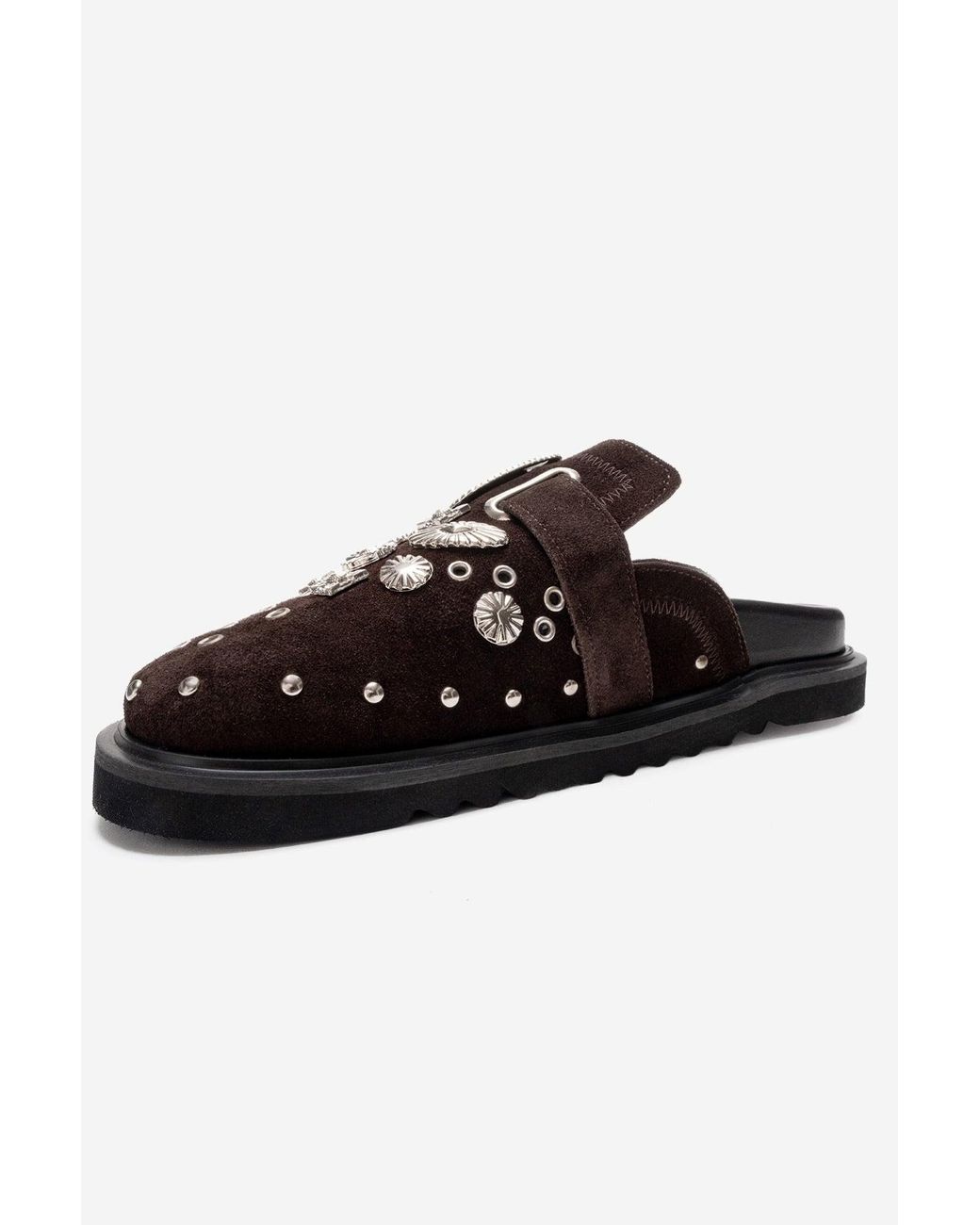 Forever & Always Shoes Maril Leren Gesp Sandaal in het Black