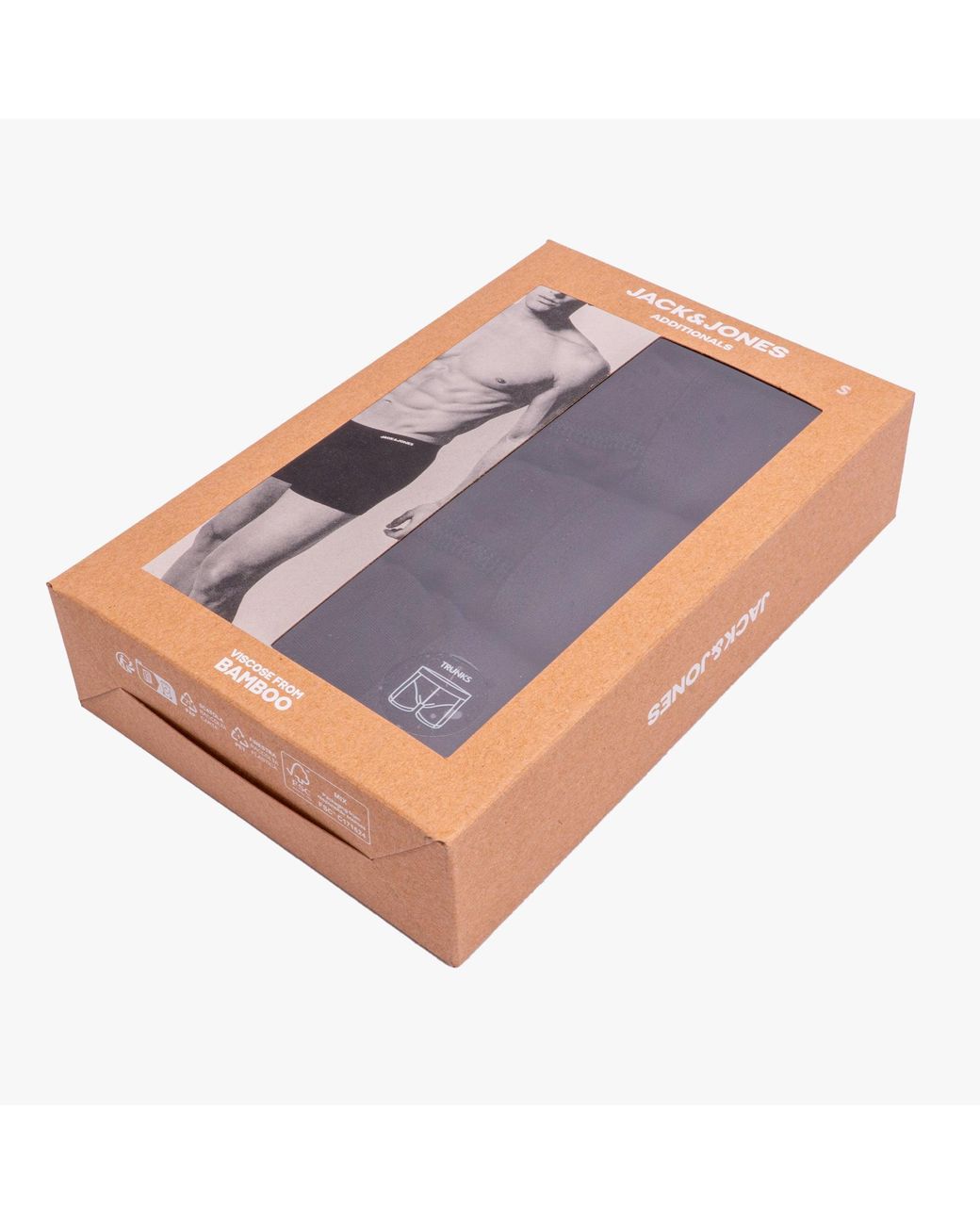 Jack & Jones Basic Bamboe Mannen 3-Pack Boxershort in het Blue voor heren