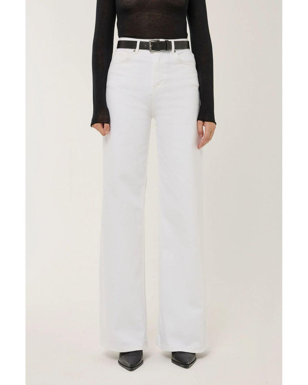 Hiccup Black High Waist Wide Leg Jeans
