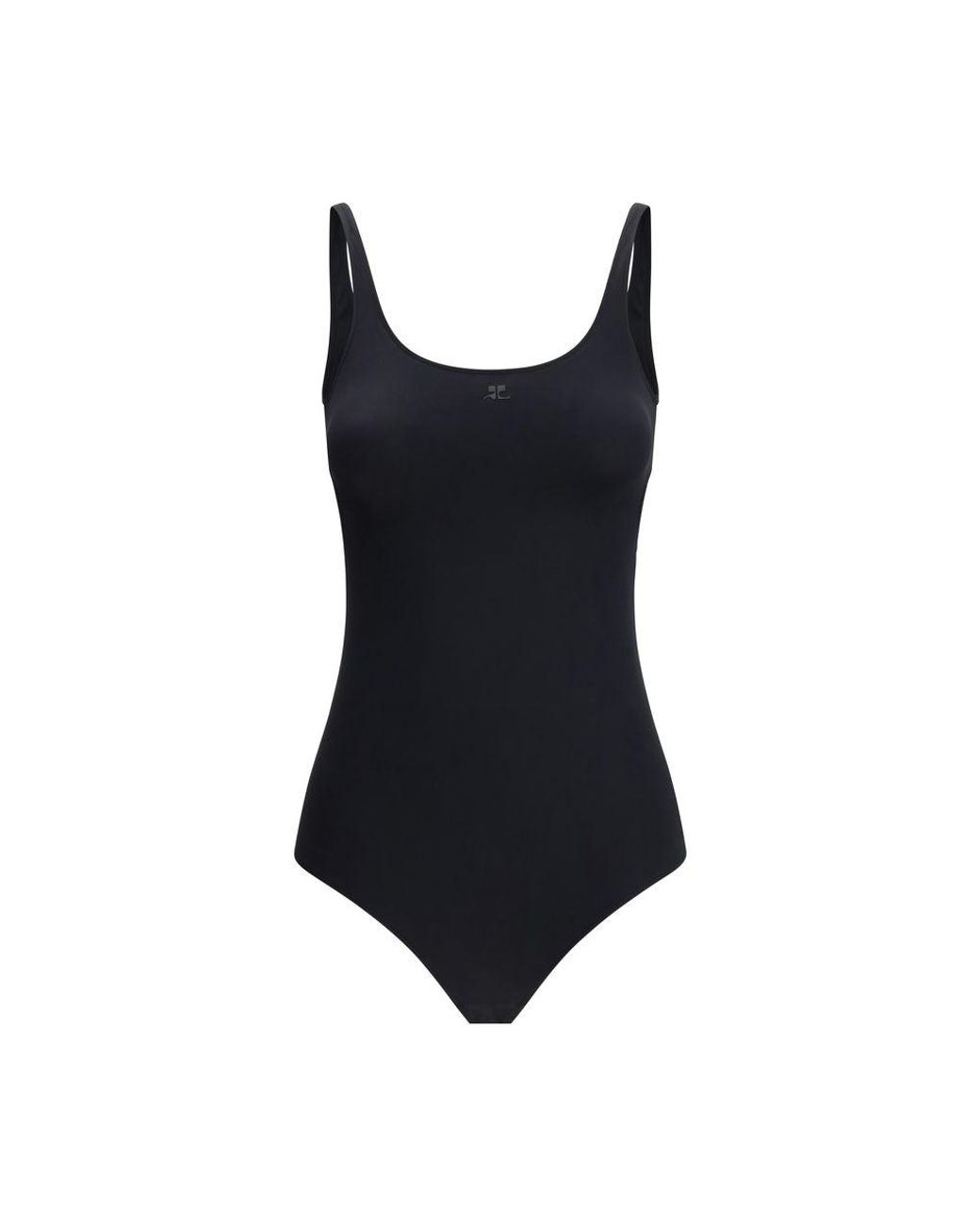 Courreges Black Einteiliger Badeanzug