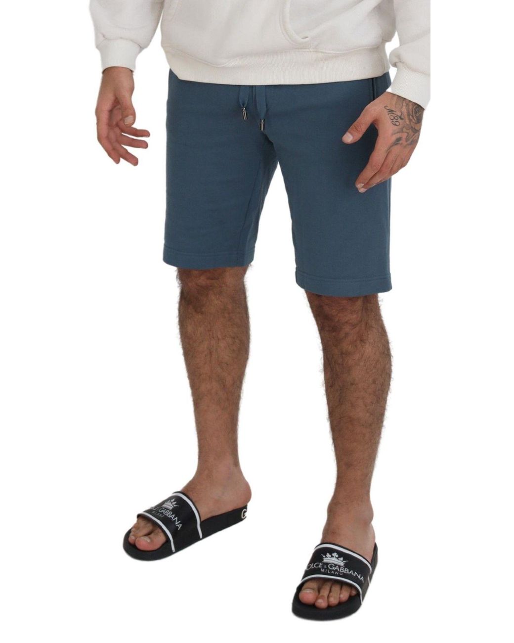 Dolce & Gabbana Dolce Gabbana Sweatshorts in het Blue voor heren