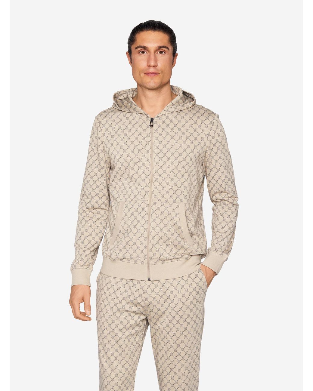 Joop! Mannen Pyjama Top Leisure in het White voor heren