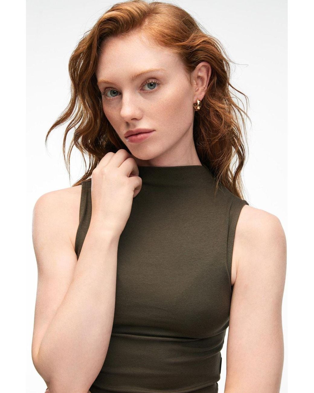 Grimelange Black Sleeveless Tank Top Camis