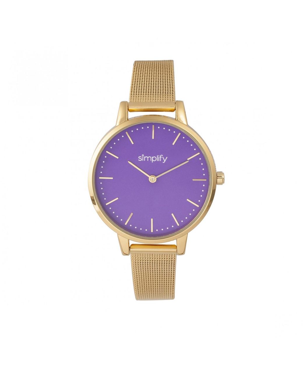 Simplify Purple The 5800 Mesh Bracelet Watch