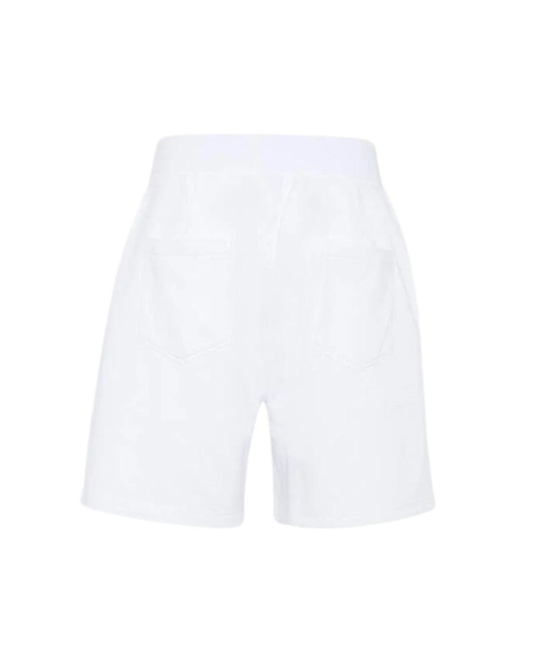 DSquared² Icon Logo Relaxed Shorts in het White voor heren