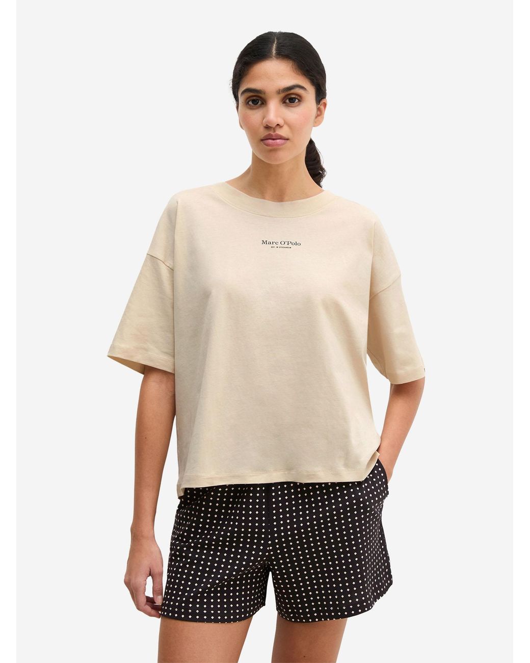 Marc O' Polo Marc O'Polo Vrouwen Pyjama Mix N Match in het Natural