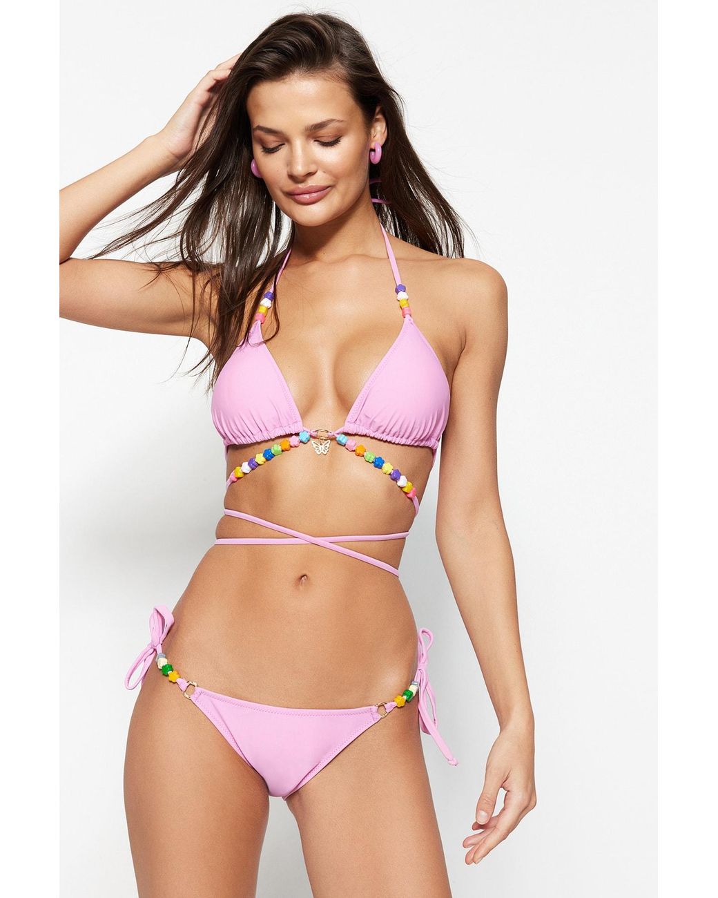 Trendyol Bikini Onderdeel in het Red