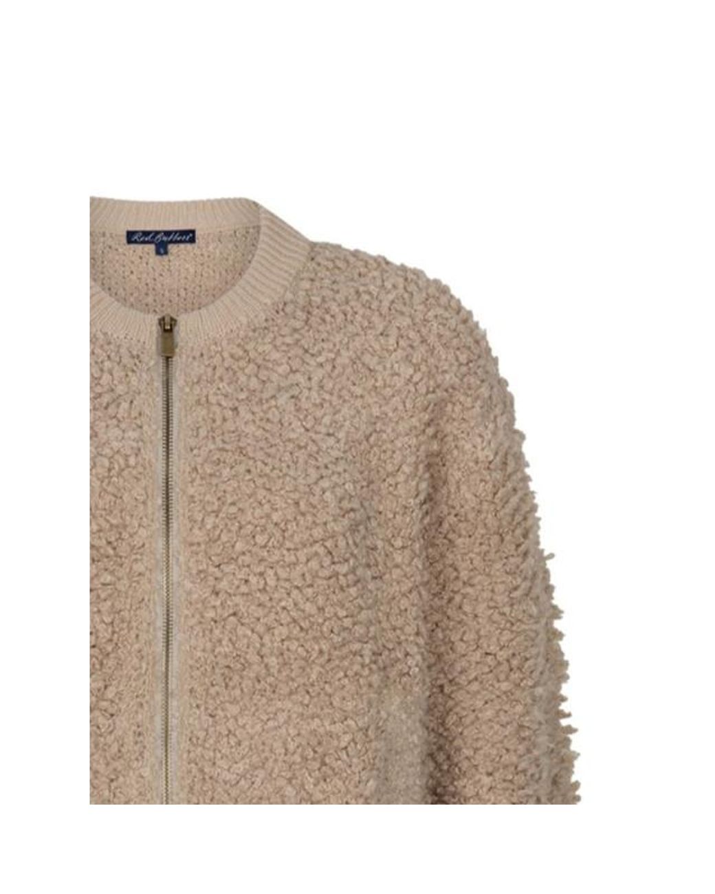 Red Button Rb Bomber Knit Boucle Latte in het Brown