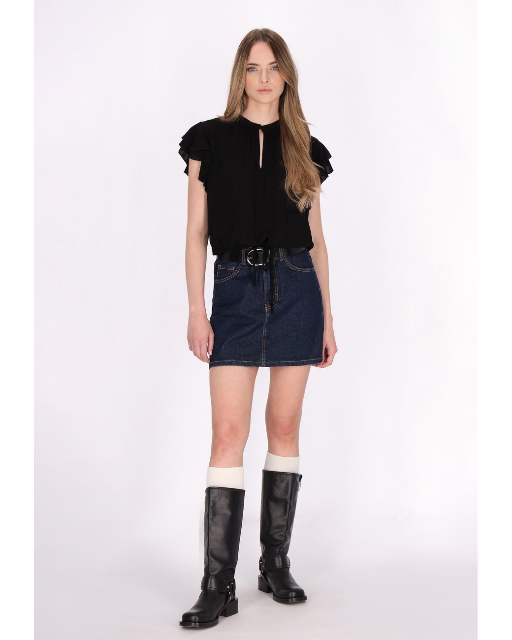 Dreimaster Blouse in het Black