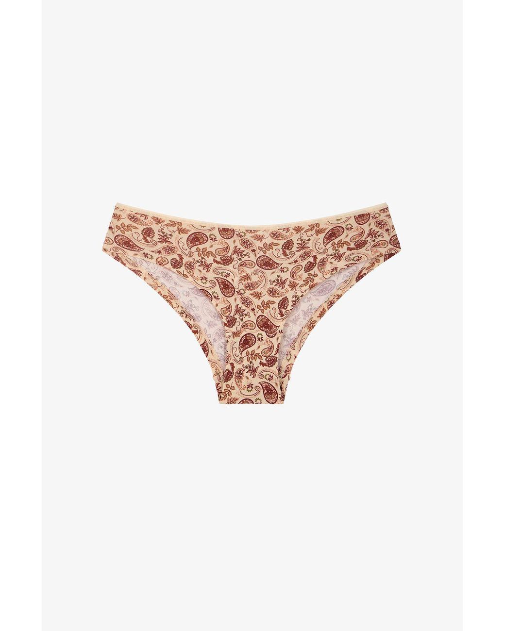 Penti Black Spicery Scarf Pattern Hipster Briefs