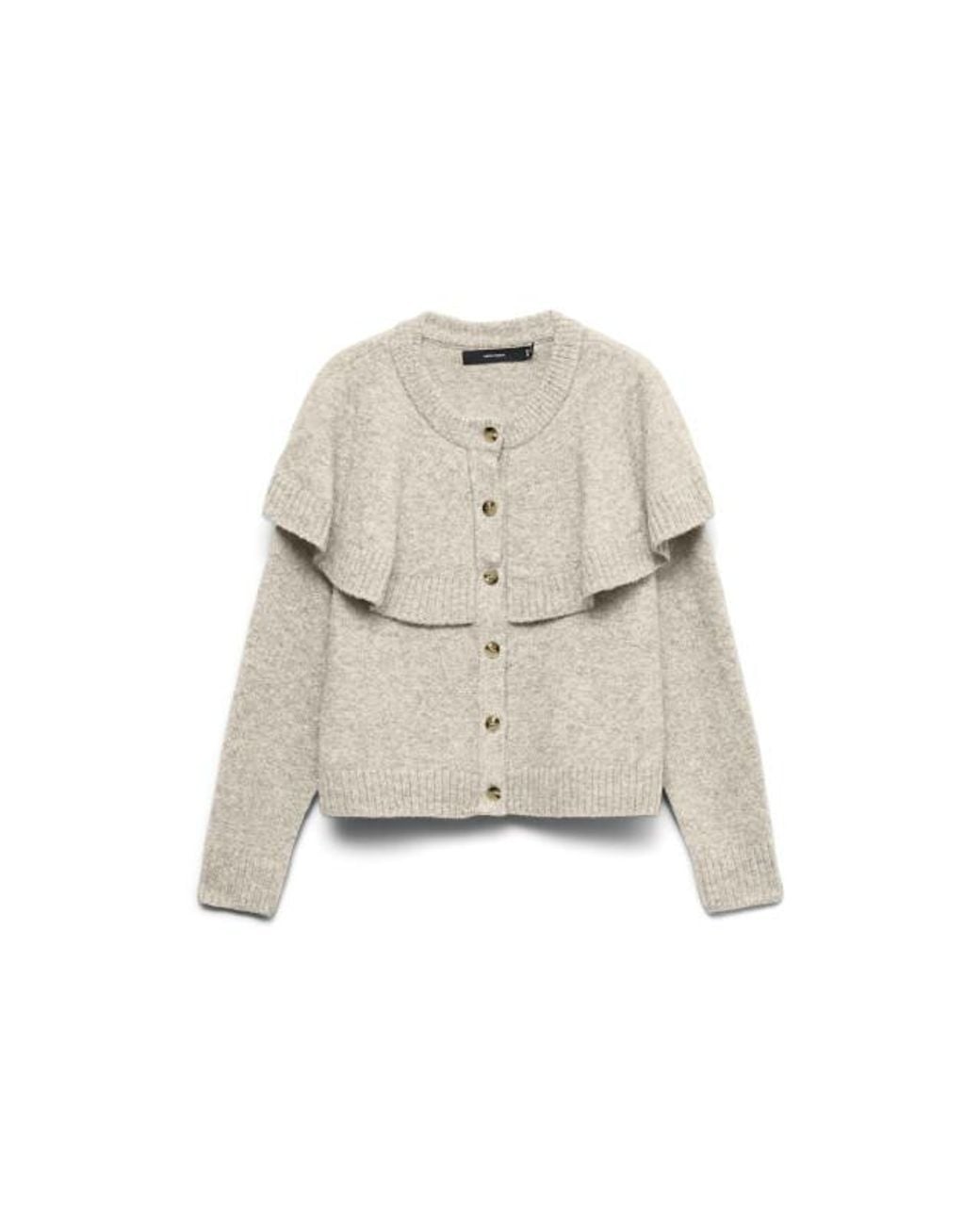 Vero Moda Vmlilli Cape Cardigan in het Natural