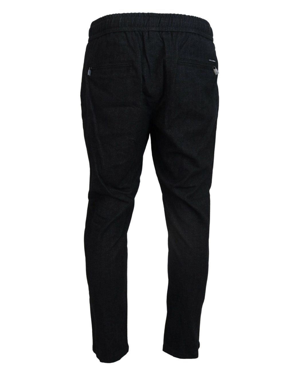 Dolce & Gabbana Katoenen Tapered Jeansbroek in het Black voor heren