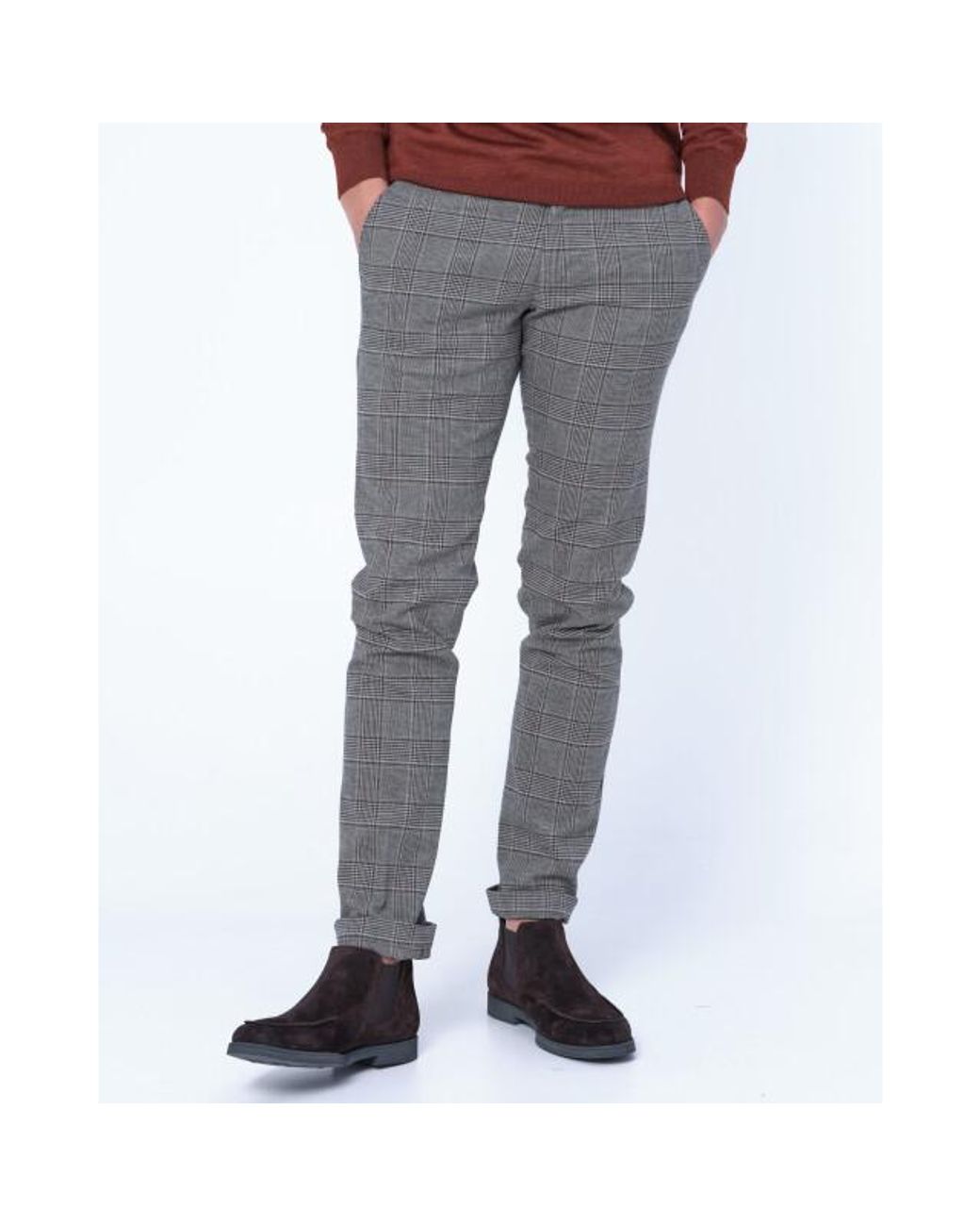 Drykorn Kill Chino in het Gray voor heren