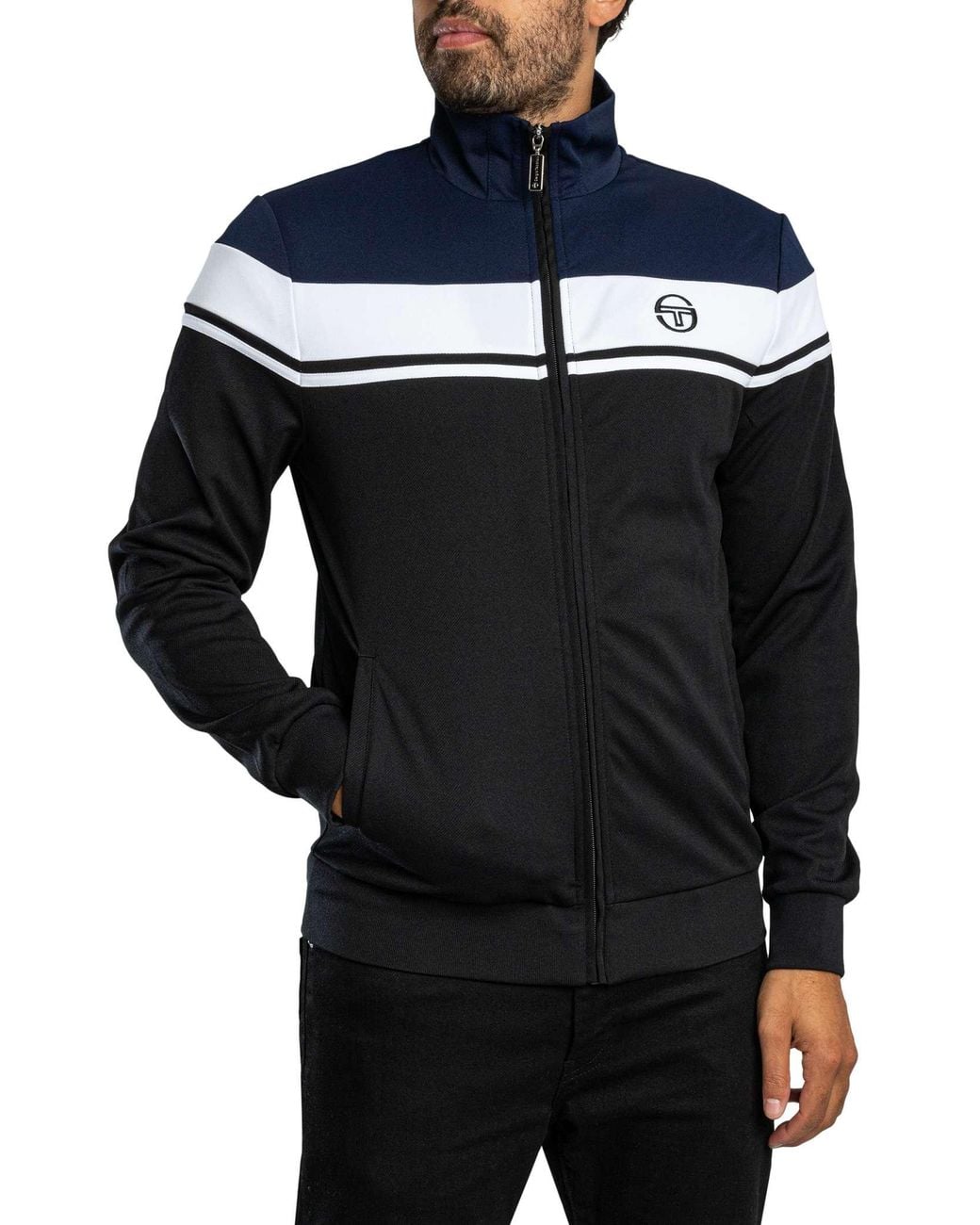 Sergio Tacchini Blue Damarindo Track Jacket for men