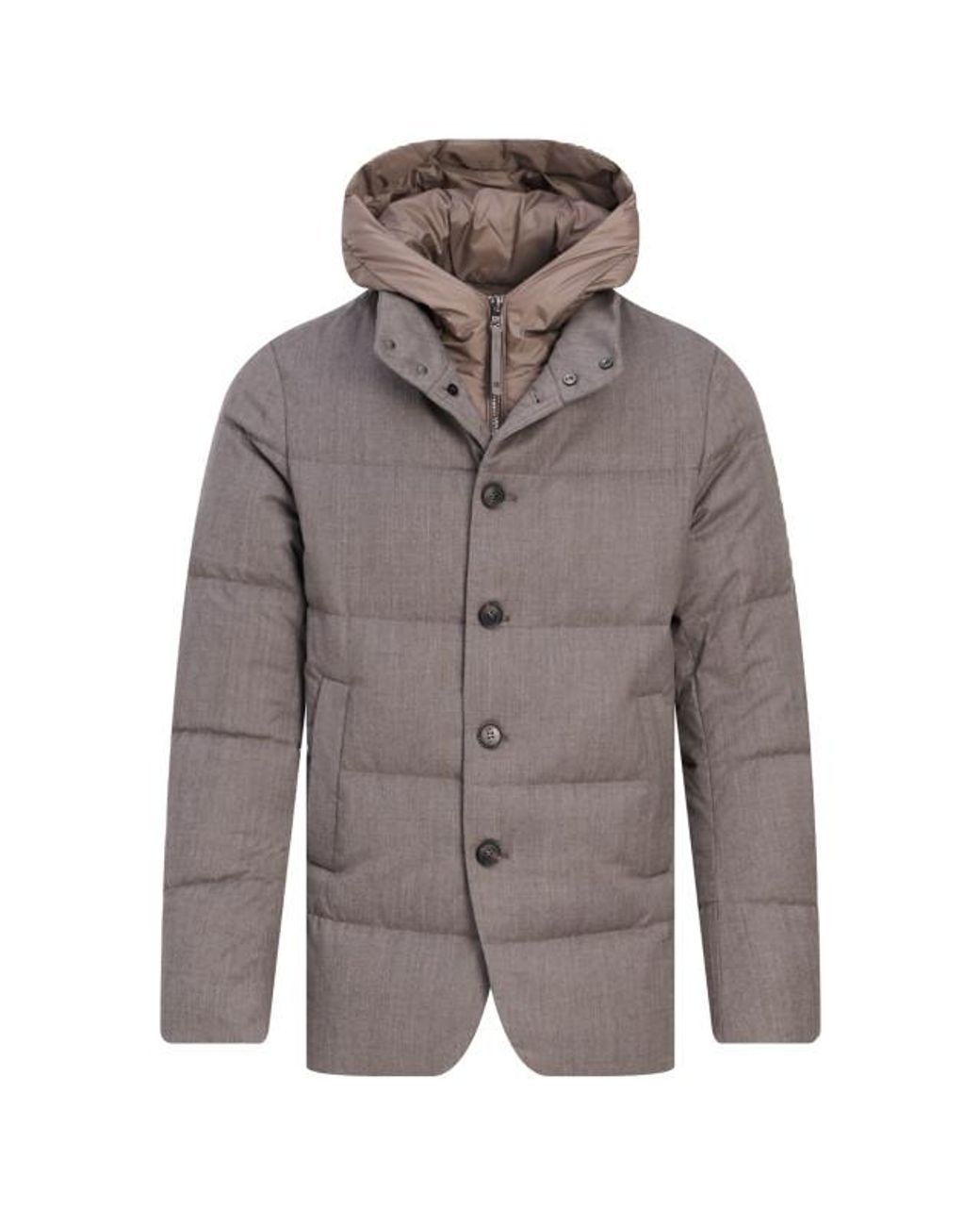 DUNO Winterjas in het Gray voor heren