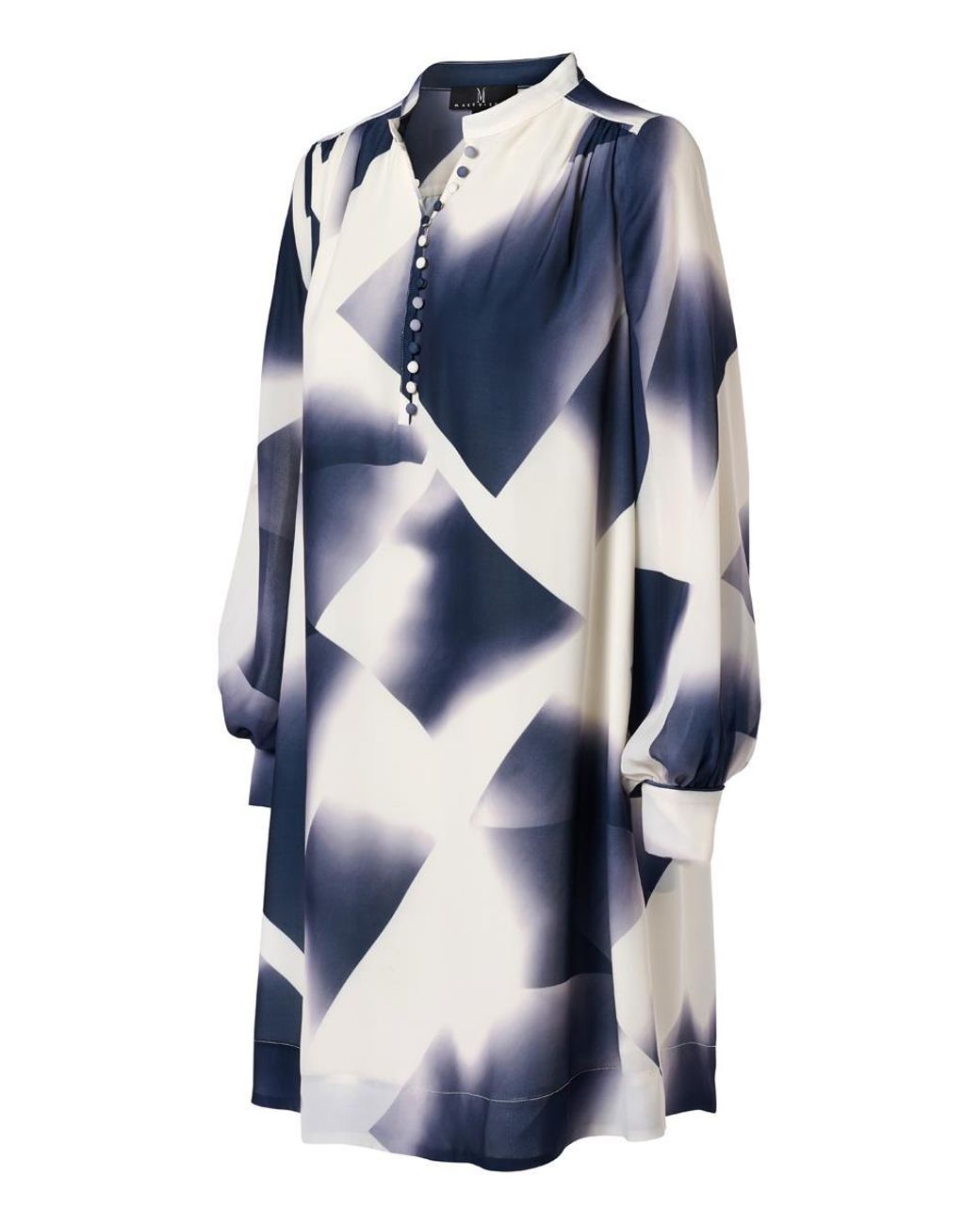 Mart Visser Denzel Print Jurk Wit in het Blue