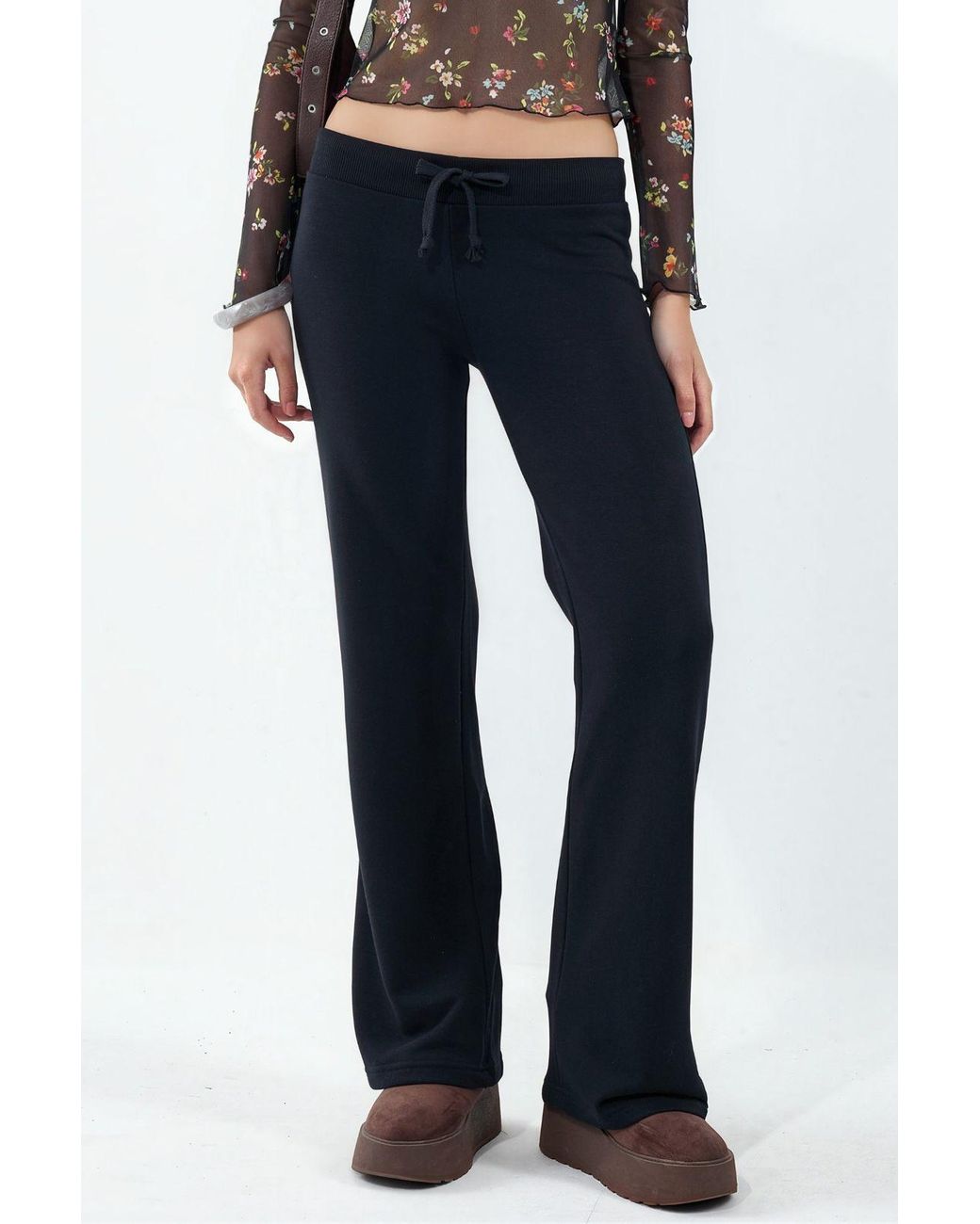 Busem Blue Straight-Leg Sweatpants