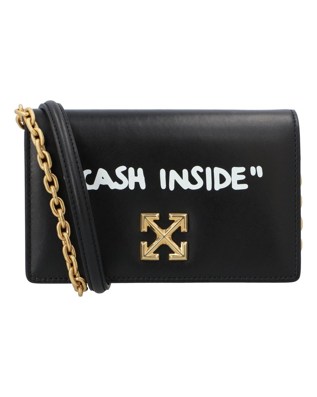 Off-White c/o Virgil Abloh Black Off Jitney 0.5 Crossbody Bag
