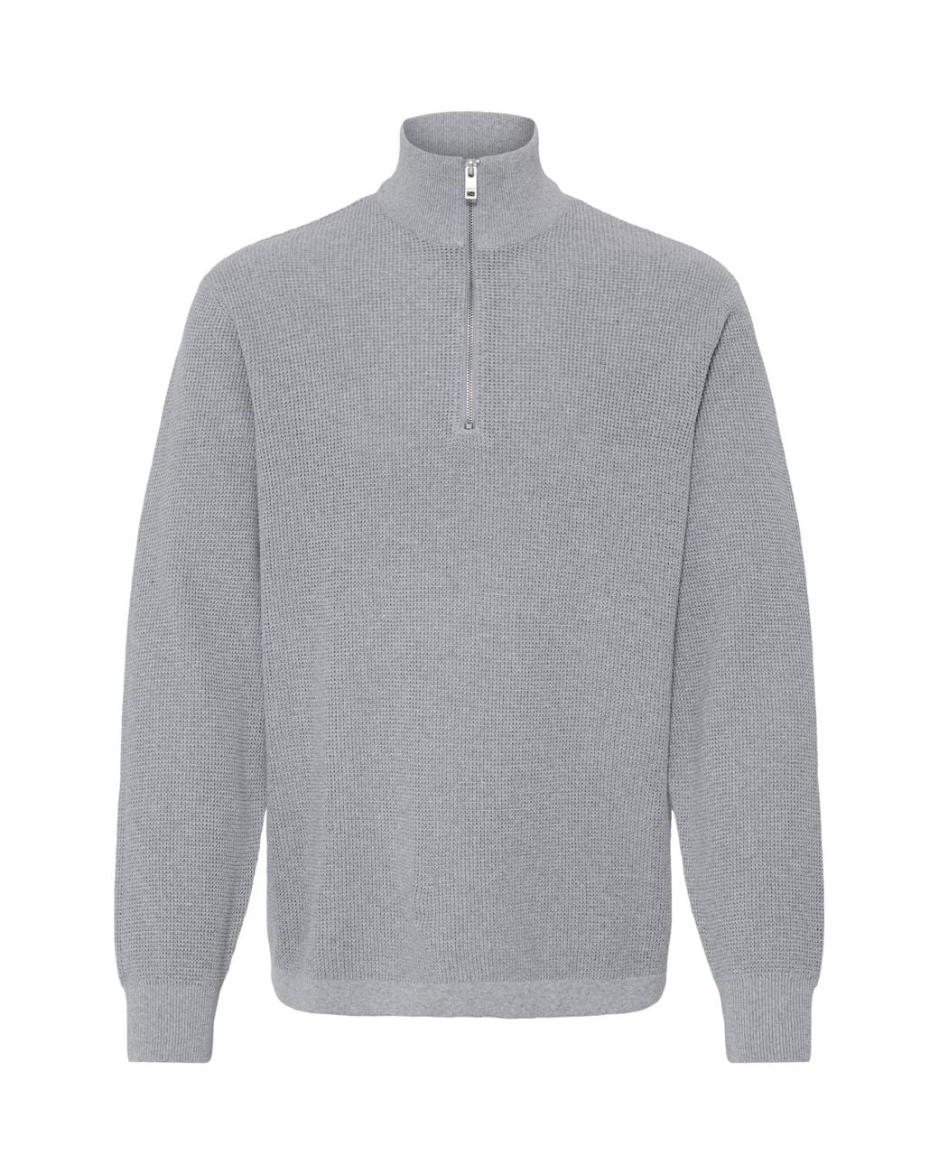 Solid Pullover in Gray für Herren