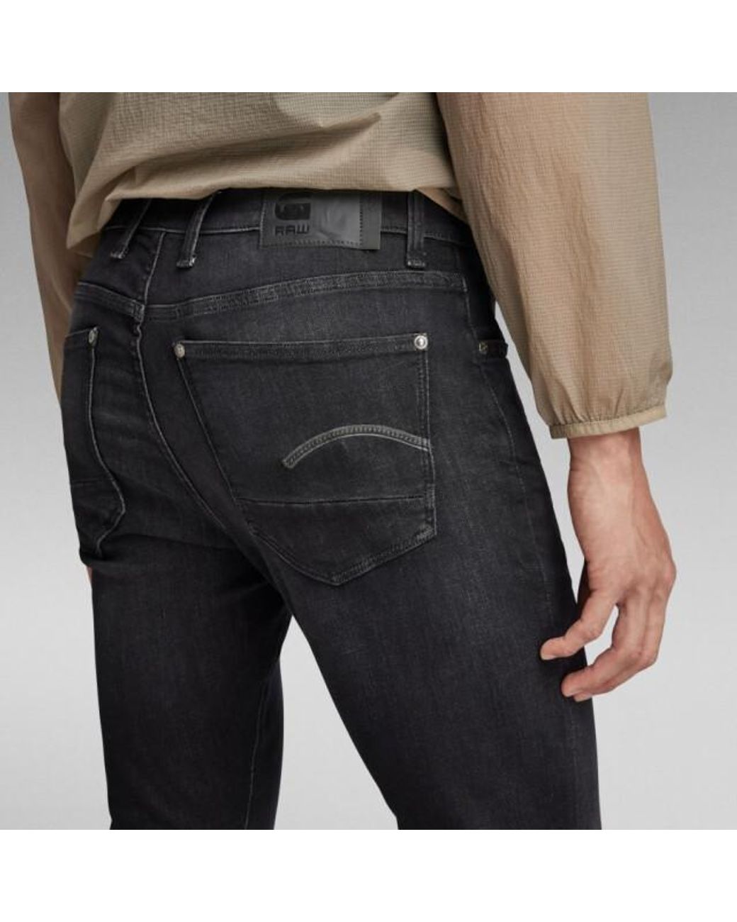 G-Star 51010 A634 Revend Skinny A592 Denim Stret in het Black voor heren